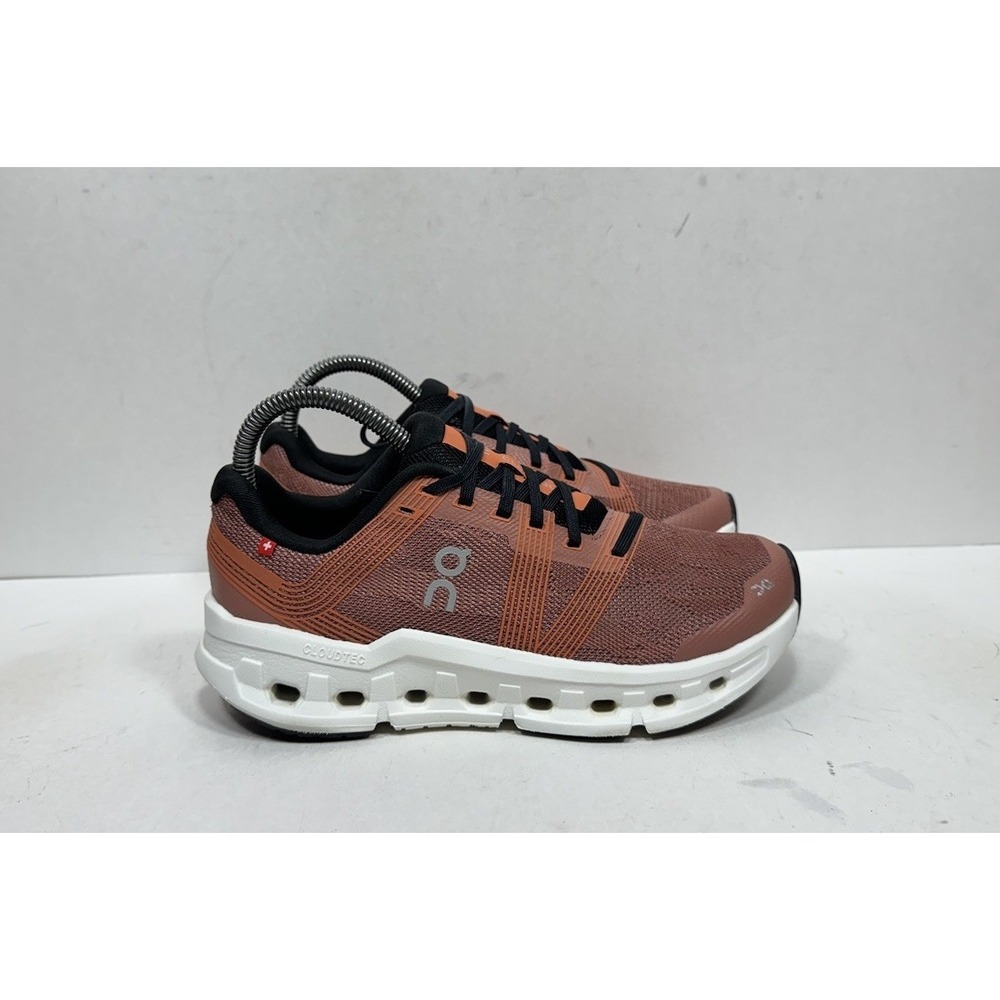 On Cloudgo Mahogany Ivory Athletic Running Walking Sneakers Womens Size 6.5